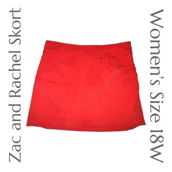 Like New Zac and Rachel - Crush Dyed Skort - Woman’s - Size 18W - Picture 1 of 5